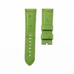 ROUHO Ersatz Uhrenarmband aus Leder für Herren Und Damenuhren für PA-NE-RAI-Grün 22mm von ROUHO