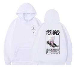 Travis Fans Kapuzenpullover Rapper Jack The Scotts Streetwear Herren Hold That Heat Look Mom I Can Fly Hiphop Kapuzenpullover, Travis-Fans 04, 42 von ROUSER