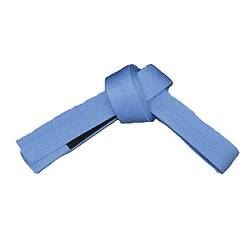 ROX Fit BJJ Gürtel Brasilianische Jiu-Jitsu Gürtel Erwachsene Größe Langlebig Leichtbau Wettbewerb (A0 (240 cm), Blau) von ROX Fit