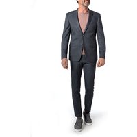 ROY ROBSON Herren Anzug grau Baumwolle meliert Slim Fit von ROY ROBSON