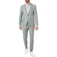 ROY ROBSON Herren Anzug grün Schurwoll-Stretch meliert Slim Fit von ROY ROBSON