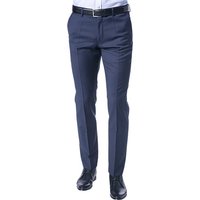 ROY ROBSON Herren Hose blau Schurwolle meliert Slim Fit von ROY ROBSON