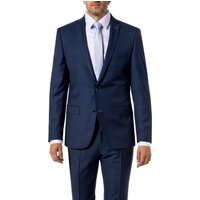 ROY ROBSON Herren Sakko blau Schurwolle meliert Slim Fit von ROY ROBSON