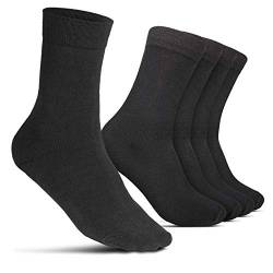 ROYALZ 5 Paar Socken Herren 39-42 schwarz business Anzug-Socken Strümpfe lang Casual-Business und Freizeit 5er Pack von ROYALZ