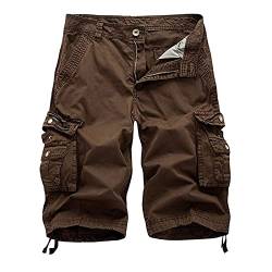 RRGEAR Herren Monroe Cargo Shorts aus Baumwolle | Bermuda Männer Sommerhose Männer Bermuda Shorts Herren 3/4 Shorts MäNner von RRGEAR