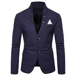 RRGEAR Herren Regular Fit Anzug Sakko 2 Knöpfe Freizeit für Männer Klassisch Jacke Sakko Herren Regular Fit Blazer Jackett Leichte Freizeit Sportmäntel Anzug Herren Regular Fit Herrenanzug von RRGEAR