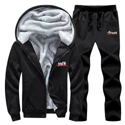 RRGEAR Herren Trainingsanzug Jogginganzug Sportanzug Sporthose Trainingsjacke Tracksuit HausanzüGe Jogginganzug Training Anzug Jogginganzug Herren Baumwolle 3Xl Freizeit Fitness-Anzug von RRGEAR