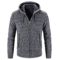 RRGEAR Hoodie Herren,Pullover Herren Zip up Langarm Hoodie Kapuzenpullover Sweatjacke Sport Herbst Winter Sweatshirt Kapuzenjacke Jacke Huddy Herren Für die Arbeit/Party von RRGEAR