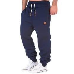 RRGEAR Jogginghose Herren Trainingshose Loose Fit Sporthose Lang Sweatpants Einfarbig Freizeithose Sweathose Fitness Hose Freizeithose Joggers Sportbekleidung von RRGEAR