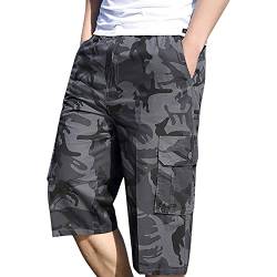 RRGEAR Vintage Vintage Herren Cargo Shorts Herren Cargo Shorts Gürtel Bermuda Kurze Hose Baumwolle Kurze Hose Bermuda Herren von RRGEAR