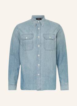 Rrl Hemd Regular Fit In Jeansoptik blau von RRL