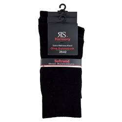 RS pia Harmony 6 Paar Socken Pia RS Harmony Herrensocken ohne Naht Softrand, 39/42, Schwarz von RS pia Harmony