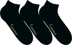 RS. Harmony | Kurzsocken | Bambus Super Weich Atmungsaktiv | 3 Paar | schwarz | 35-38 von RS. Harmony