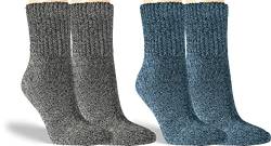 RS. Harmony | Socken | Baumwolle Extra Weich | 2 Paar | jeans, hellgrau | 39-42 von RS. Harmony