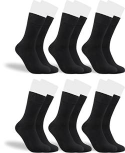 RS. Harmony Socken aus Bambus, der Alltags-Strumpf für Damen und Herren 43033 | 6 Paar | schwarz | 35-38 von RS. Harmony