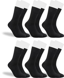 RS. Harmony Socken aus Bambus, der Alltags-Strumpf für Damen und Herren 43033 | 6 Paar | schwarz | 39-42 von RS. Harmony