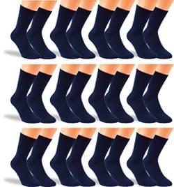 RS. Harmony Socken aus Bambus, der Alltags-Strumpf für Damen und Herren 43037 | 12 Paar | marine | 39-42 von RS. Harmony