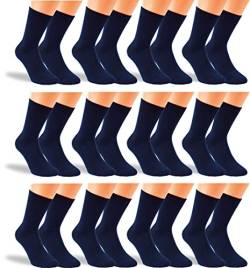 RS. Harmony Socken aus Bambus, der Alltags-Strumpf für Damen und Herren 43037 | 12 Paar | marine | 43-46 von RS. Harmony