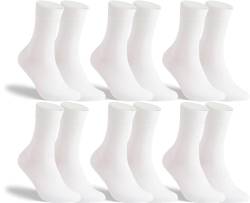RS. Harmony Socken ohne Gummibund für Damen 13310 | 6 Paar | weiß | 39-42 von RS. Harmony