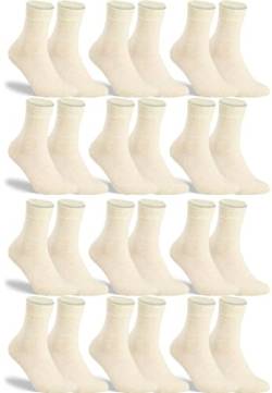 RS. Harmony Socken ohne Gummibund für Damen 13311 | 12 Paar | Natur-Melange | 35-38 von RS. Harmony