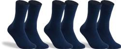 RS. Harmony Socken ohne Gummibund für Damen 13313 | 3 Paar | Marine | 39-42 von RS. Harmony