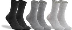 RS. Harmony Socken ohne Gummibund für Damen 13314 | 3 Paar | Grau | 39-42 von RS. Harmony