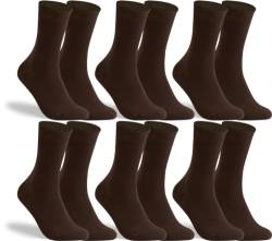 RS. Harmony Socken ohne Gummibund für Damen 13316 | 6 Paar | Mocca | 35-38 von RS. Harmony