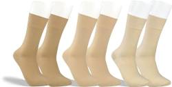 RS. Harmony Socken ohne Gummibund für Damen 13318 | 3 Paar | Naturtöne | 35-38 von RS. Harmony