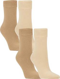 RS. Harmony | Socken und Strümpfe | Bio Baumwolle | 4 Paar | Naturtöne | 39-42 von RS. Harmony