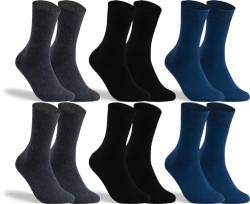 RS. Harmony Socken und Strümpfe für Herren Extra Qualitätsgarn, 43-46, 6 Paar - Anthrazit von RS. Harmony
