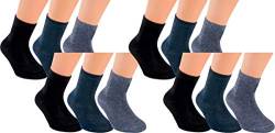 RS. Harmony | Socken und Strümpfe für Kinder | Nachtschwärmer | 12 Paar | schwarz, marine, jeans | 27-30 von RS. Harmony