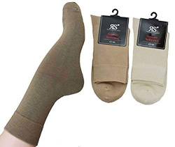 RS Herren Kurzschaftsocken 3er Pack Beigetöne 39/42 von RS