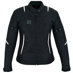 RS Raxus Motorradjacke für Damen, für den Winter, wasserdicht, mit Protektoren, CE-zertifiziert, Rosa, XL von RS