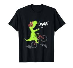 Bikesaurus - Fahrrad Bike Dino T-Rex T-Shirt von RTstyles