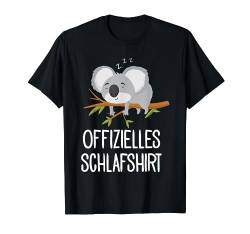 Offizielles Schlafshirt Koala Pyjama Schlafanzug Nachthemd T-Shirt von RTstyles