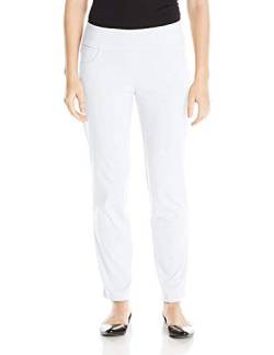 Ruby Rd. Damen Women’s Extra Stretch Petite Denim Pants Hose, Weiß, 42 von RUBY RD.