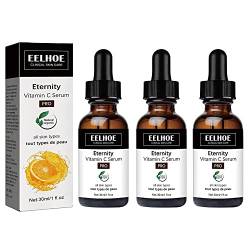 3 Stück Eelhoe Eternity Vitamin C Serum Korrektor für dunkle Flecken, Eelhoe Collagen Boost Anti-Aging Vitamin C Serum von RUCRAK