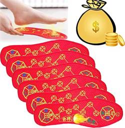 4 Pairs Feng Shui Seven Coins Insoles,Good Luck Insoles That Bring Wealth And Money Feng Shui Insoles for Men Women (EU39) von RUCRAK