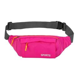 Mode männer Multicolor Taille Packs Wasserdichte Lauftasche Tragbare Outdoor Sport Gürteltasche Reiten Handy Fanny Pack Turnbeutel, rose, rose von RUDFUZ