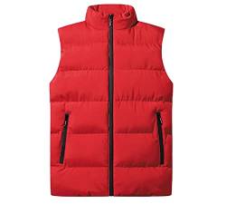 RUGAN Herren Steppweste Weste Daunenweste Outdoor Weste Winterweste mit Stehkragen (2#,L) von RUGAN