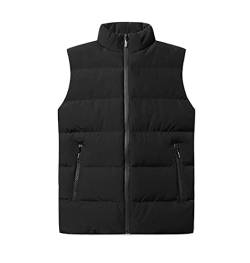 RUGAN Herren Steppweste Weste Daunenweste Outdoor Weste Winterweste mit Stehkragen (3#,M) von RUGAN