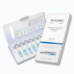 RUGARD Hyaluron-Ampullen, 7 x 2 ml: Feuchtigkeitskur mit Lifting-Effekt für Gesicht, Hals und Dekolleté, Serum mit 3-fach-Hyaluronsäure, Ectoin, Vitamin E & Panthenol von RUGARD