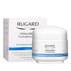 RUGARD Hyaluron Feuchtigkeitspflege: Erfrischende Feuchtigkeitscreme mit Hyaluronsäure & Süßmandelprotein, 50ml von RUGARD