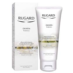 RUGARD Oliven Bodylotion: Körperlotion für langanhaltende Feuchtigkeit, mit Olivenöl & Olivenblätterextrakt, 200ml von RUGARD