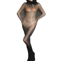 RUIBAVYA 5D öL GläNzende GanzköRper Strumpfhose Damen Bodystocking UltradüNn Transparent Full Body Stockings Strumpfhose GläNzend von RUIBAVYA