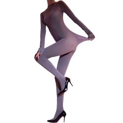 RUIBAVYA Bodystocking Damen GanzköRper Strumpfhosen Nylon Bodystocking Blickdichte Strumpfhose Bodysuit Women GanzköRper von RUIBAVYA