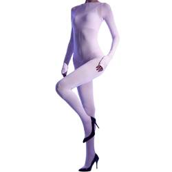 RUIBAVYA Bodystocking Damen GanzköRper Strumpfhosen Nylon Bodystocking Blickdichte Strumpfhose Bodysuit Women GanzköRper von RUIBAVYA