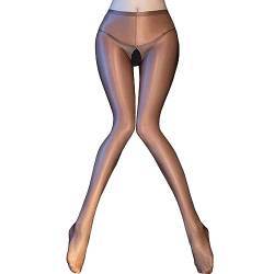 RUIBAVYA Strumpfhosen für Damen Glossy Pantyhose Hohe Elastizität Fiber Strumpfhose Naht öL GläNzende Strumpfhose von RUIBAVYA