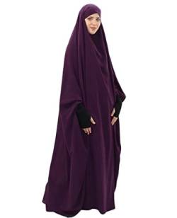 Muslim Dresses Damen Islam Abaya Kleidung Frauen Dubai Gebet Islamische Robe afrikanischer Kaftan Türkei Kleid in voller Länge mit Hijab von RUIG