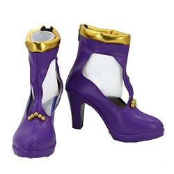 One Piece Nico Robin Purple Shoes Cosplay Long Boots Leather Custom Made For Party Christmas Halloween 41 NicoRobinShoes von RUIRUICOS